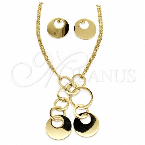 Stainless Steel Ring — Necklace Bracelet and Earring Disco Design Polished 06. — main product view — SKU 164021 | Acero Inoxidable anillo — Necklace Bracelet and Earring Disco diseño pulido 06. — SKU 164021