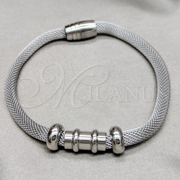 Stainless Steel Bracelet — Fancy Bracelet Polished 03. 01 MM Thickness 7 — main product view — SKU 164026 | Acero Inoxidable brazalete — elegante Bracelet pulido 03. 01 MM Thickness 7 — SKU 164026