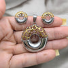 Stainless Steel Necklace and Earring, Polished, Two Tone, 06.116.0194.1