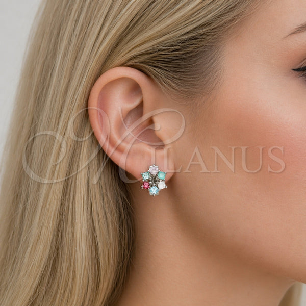 Stainless Steel Ring — Necklace and Earring Tree Design Polished Two Tone — alternate product view — SKU 164064 | Acero Inoxidable anillo — Necklace and Earring Tree diseño pulido Two Tone — SKU 164064
