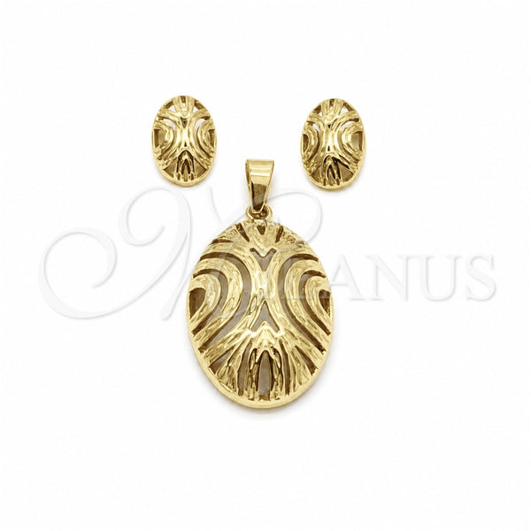 Stainless Steel Ring — Necklace and Earring Polished 06. — main product view — SKU 164069 | Acero Inoxidable anillo — Necklace and Earring pulido 06. — SKU 164069