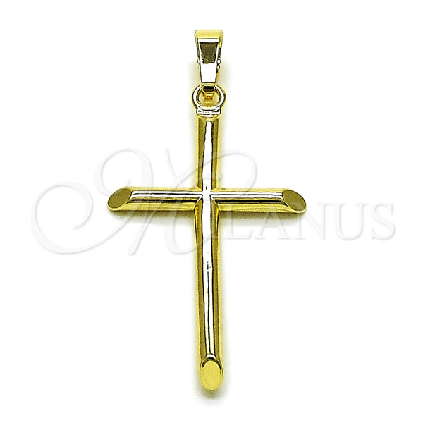 Gold Filled Pendant — Religious Pendant Cross Design Polished 05. — main product view — SKU 164072 | Oro Laminado dije — Religious Pendant cruz diseño pulido 05. — SKU 164072