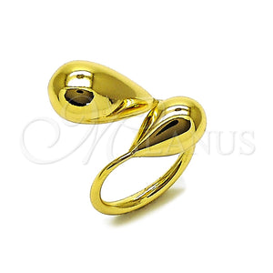 Gold Filled Ring — Elegant Ring Teardrop and Hollow Design Polished 01. — main product view — SKU 164107 | Oro Laminado anillo — Elegant Ring Teardrop and Hollow diseño pulido 01. — SKU 164107