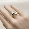 Oro Laminado Elegant Ring, Gold Filled Style Polished, Golden Finish, 01.213.0074 (One size fits all)