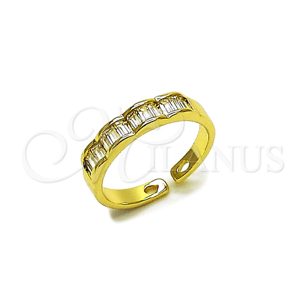 Gold Filled Ring — Multi Stone Ring Baguette Design with White Cubic — main product view — SKU 164111 | Oro Laminado anillo — Multi Stone Ring Baguette diseño with blanco Cubic — SKU 164111