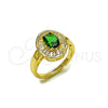 Gold Filled Ring — Multi Stone Ring Cluster and Baguette Design with — alternate product view — SKU 164129 | Oro Laminado anillo — Multi Stone Ring Cluster and Baguette diseño with — SKU 164129