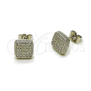 White Gold Filled Ring — Stud Earring with White Cubic Zirconia Polished 02. — main product view — SKU 164142 | Oro Laminado Blanco anillo — Stud Earring with blanco Cubic Zirconia pulido 02. — SKU 164142