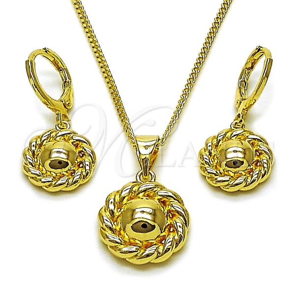 Gold Filled Ring — Earring and Pendant Adult Set Flower Design Polished — main product view — SKU 164149 | Oro Laminado anillo — Earring and Pendant Adult Set flor diseño pulido — SKU 164149