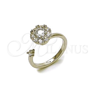 White Gold Filled Rhodium Gold-Filled Flower Ring 01.284.0112 for wholesale, main product view
