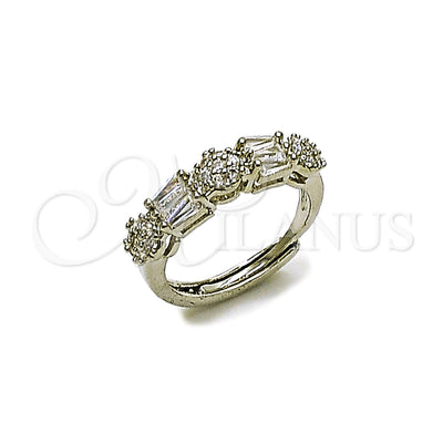 White Gold Filled Rhodium Gold-Filled Baguette Ring 01.346.0024 for wholesale, main product view