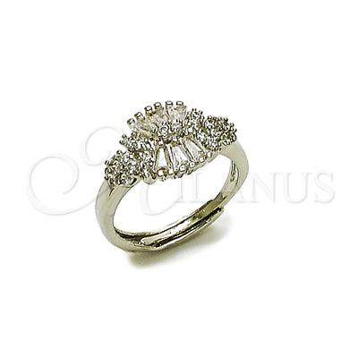 Rhodium Gold-Filled Baguette Ring 01.346.0025 — main product image — SKU 164225 | Anillo de Oro Laminado con Rodio 01.346.0025 — imagen principal del producto — SKU 164225