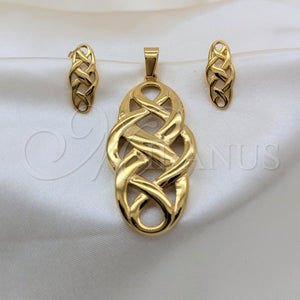 Stainless Steel Ring — Necklace and Earring Polished 06. — main product view — SKU 164228 | Acero Inoxidable anillo — Necklace and Earring pulido 06. — SKU 164228