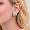 Rhodium Gold Filled Leverback Earring, with White Cubic Zirconia, Polished, Rhodium Finish, 02.436.0032.1