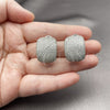 Rhodium Gold Filled Leverback Earring, with White Cubic Zirconia, Polished, Rhodium Finish, 02.436.0032.1