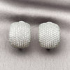 Rhodium Gold Filled Leverback Earring, with White Cubic Zirconia, Polished, Rhodium Finish, 02.436.0032.1