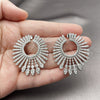 Rhodium Gold Filled Stud Earring, with White Cubic Zirconia, Polished, Rhodium Finish, 02.436.0035.1