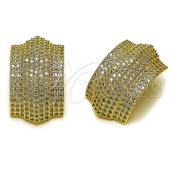 Gold Filled Ring — Stud Earring with White Cubic Zirconia Polished 02. — main product view — SKU 164268 | Oro Laminado anillo — Stud Earring with blanco Cubic Zirconia pulido 02. — SKU 164268