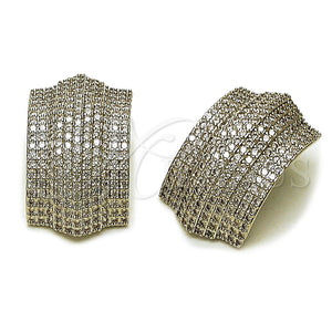 White Gold Filled Ring — Stud Earring with White Cubic Zirconia Polished 02. — main product view — SKU 164269 | Oro Laminado Blanco anillo — Stud Earring with blanco Cubic Zirconia pulido 02. — SKU 164269