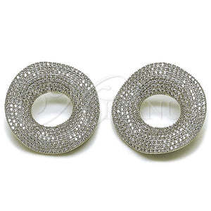 White Gold Filled Ring — Stud Earring with White Cubic Zirconia Polished 02. — main product view — SKU 164273 | Oro Laminado Blanco anillo — Stud Earring with blanco Cubic Zirconia pulido 02. — SKU 164273