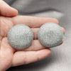 Rhodium Gold Filled Stud Earring, with White Cubic Zirconia, Polished, Rhodium Finish, 02.436.0049.1
