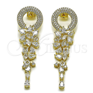Gold Filled Ring — Long Earring with White Cubic Zirconia Polished 02. — main product view — SKU 164293 | Oro Laminado anillo — Long Earring with blanco Cubic Zirconia pulido 02. — SKU 164293