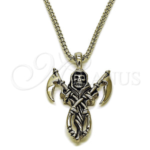 Stainless Steel Necklace — Pendant Necklace Polished 04. 03 MM Thickness 24 — main product view — SKU 164365 | Acero Inoxidable collar — Pendant Necklace pulido 04. 03 MM Thickness 24 — SKU 164365