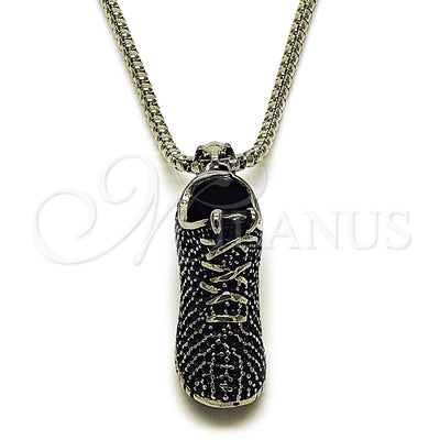 Stainless Steel Shoes Necklace 04.451.0013.24 for wholesale, main product view
