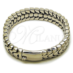 Stainless Steel Bracelet — Solid Bracelet Polished 03. Thickness 9 Inches Length — main product view — SKU 164379 | Acero Inoxidable brazalete — Solid Bracelet pulido 03. Thickness 9 Inches Length — SKU 164379