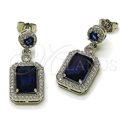 White Gold Filled Rhodium Gold-Filled Cluster Earrings 02.452.0006 for wholesale, main product view