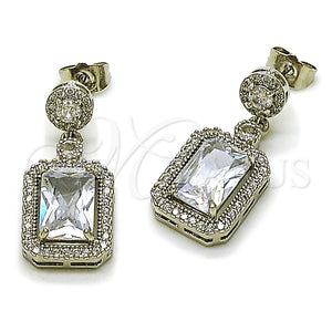 White Gold Filled Ring — Dangle Earring Cluster Design with White Cubic Zirconia — main product view — SKU 164419 | Oro Laminado Blanco anillo — Dangle Earring Cluster diseño with blanco Cubic Zirconia — SKU 164419