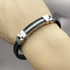 Stainless Steel Fancy Bracelet, Polished, Steel Finish, 03.219.0003.09 (10 MM Thickness, 9 Inches Length)