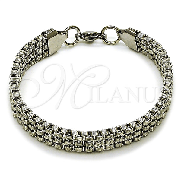 Stainless Steel Bracelet — Fancy Bracelet Diamond Cutting 03. Thickness 9 Inches — alternate product view — SKU 164449 | Acero Inoxidable brazalete — elegante Bracelet Diamond Cutting 03. Thickness 9 Inches — SKU 164449