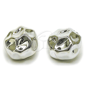 White Gold Filled Ring — Stud Earring Polished 02. — main product view — SKU 164492 | Oro Laminado Blanco anillo — Stud Earring pulido 02. — SKU 164492