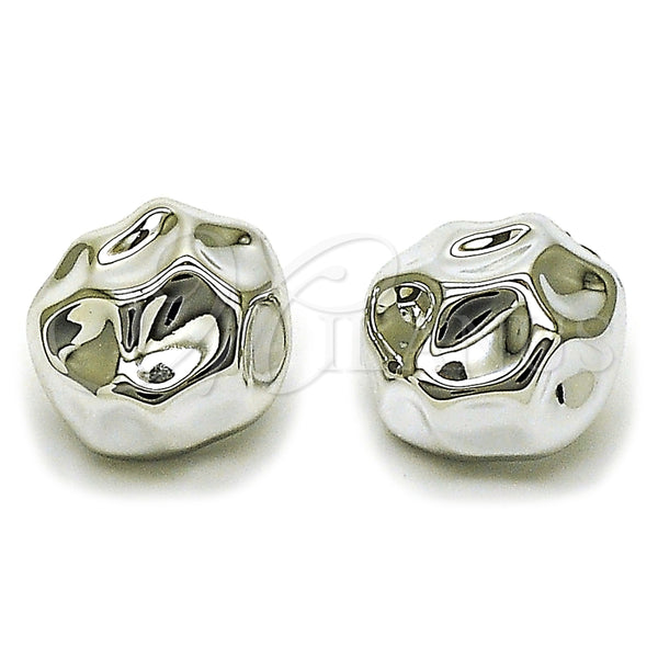 White Gold Filled Ring — Stud Earring Polished 02. — main product view — SKU 164492 | Oro Laminado Blanco anillo — Stud Earring pulido 02. — SKU 164492