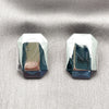 White Gold Filled Stud Earring, Polished, Rhodium Finish, 02.455.0010