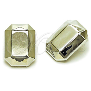 White Gold Filled Ring — Stud Earring Polished 02. — main product view — SKU 164497 | Oro Laminado Blanco anillo — Stud Earring pulido 02. — SKU 164497