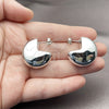 Rhodium Gold Filled Medium Hoop, Polished, Rhodium Finish, 02.455.0016.25