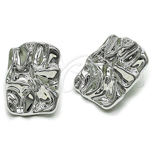 White Gold Filled Ring — Stud Earring Polished 02. — main product view — SKU 164509 | Oro Laminado Blanco anillo — Stud Earring pulido 02. — SKU 164509