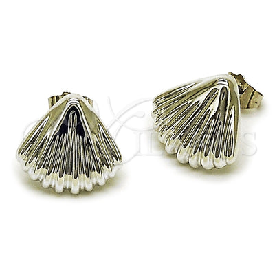 White Gold Filled Rhodium Gold-Filled Shell Earrings 02.455.0023 for wholesale, main product view