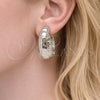 Rhodium Gold Filled Large Hoop, Polished, Rhodium Finish, 02.455.0028.25