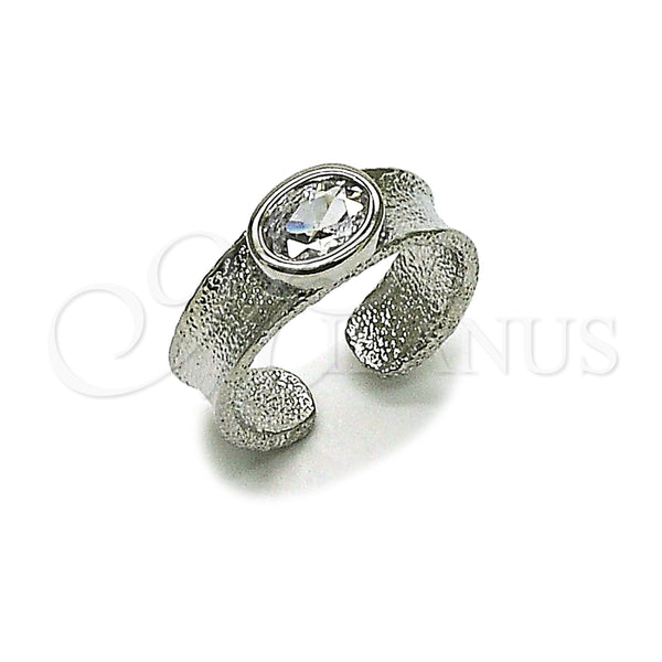 White Gold Filled Ring — Multi Stone Ring with White Cubic Zirconia Matte — main product view — SKU 164531 | Oro Laminado Blanco anillo — Multi Stone Ring with blanco Cubic Zirconia Matte — SKU 164531