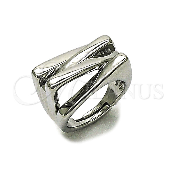 White Gold Filled Ring — Elegant Ring Polished 01. One size fits all — main product view — SKU 164532 | Oro Laminado Blanco anillo — Elegant Ring pulido 01. One size fits all — SKU 164532