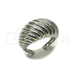 White Gold Filled Ring — Elegant Ring Twist Design Polished 01. One size — main product view — SKU 164533 | Oro Laminado Blanco anillo — Elegant Ring Twist diseño pulido 01. One size — SKU 164533