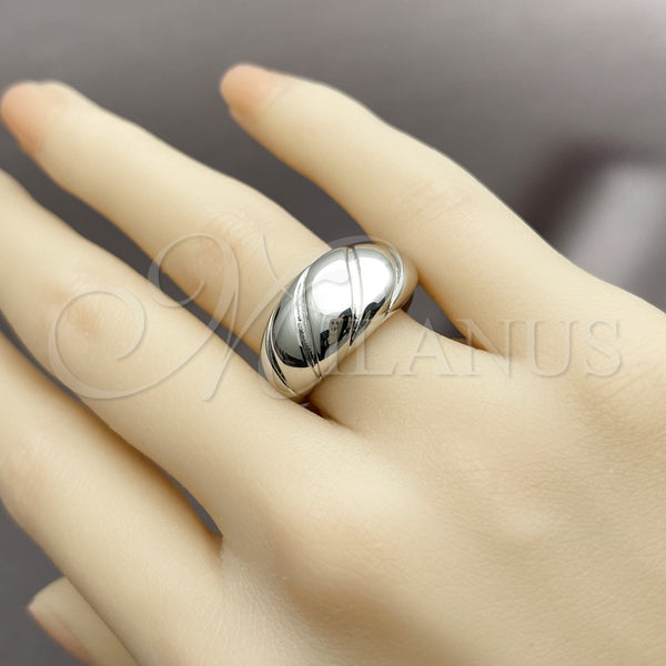 White Gold Filled Ring — Elegant Ring Twist Design Polished 01. One size — alternate product view — SKU 164535 | Oro Laminado Blanco anillo — Elegant Ring Twist diseño pulido 01. One size — SKU 164535
