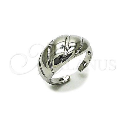 White Gold Filled Rhodium Gold-Filled Twist Ring 01.213.0085 for wholesale, main product view