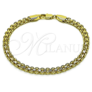 Gold Filled Bracelet — Basic Bracelet Bismark Design Polished 03. 05 MM — main product view — SKU 164539 | Oro Laminado brazalete — básico Bracelet Bismark diseño pulido 03. 05 MM — SKU 164539