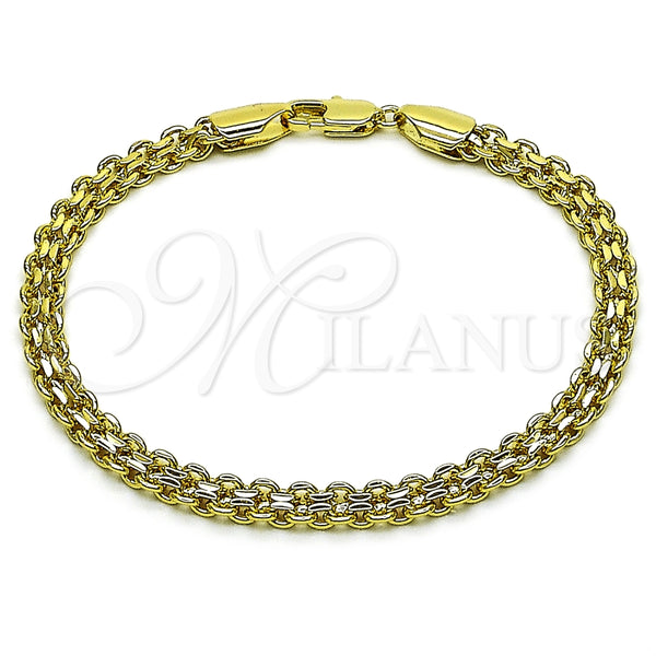 Gold Filled Bracelet — Basic Bracelet Bismark Design Polished 03. 05 MM — main product view — SKU 164539 | Oro Laminado brazalete — básico Bracelet Bismark diseño pulido 03. 05 MM — SKU 164539
