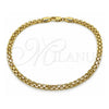 Oro Laminado Basic Anklet, Gold Filled Style Bismark Design, Polished, Golden Finish, 03.213.0354.1.10 (05 MM Thickness, 10 Inches Length)