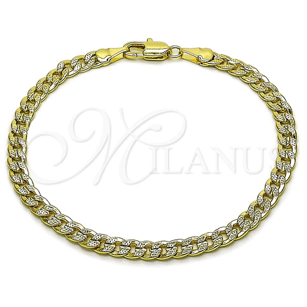 Gold Filled Bracelet — Basic Bracelet Concave Cuban Design Polished 04. Gauge — main product view — SKU 164542 | Oro Laminado brazalete — básico Bracelet Concave Cuban diseño pulido 04. Gauge — SKU 164542