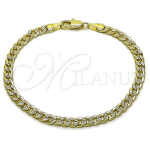 Gold Filled Bracelet — Basic Bracelet Concave Cuban Design Polished 04. Gauge — main product view — SKU 164542 | Oro Laminado brazalete — básico Bracelet Concave Cuban diseño pulido 04. Gauge — SKU 164542